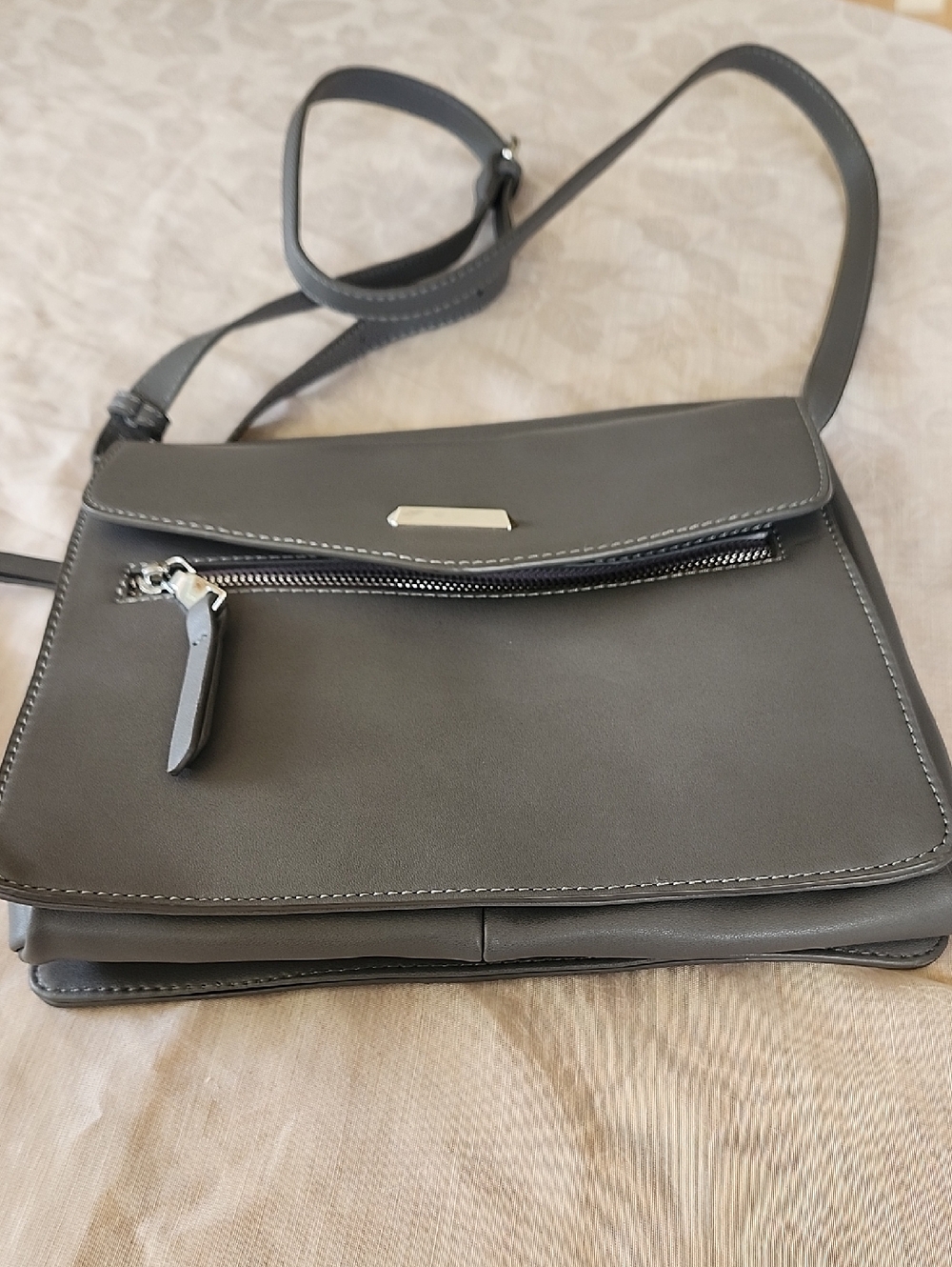 Miztique Gray Long Handle Purse